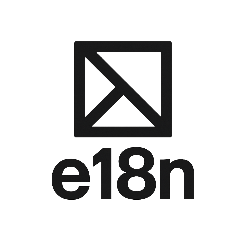 e18n logo